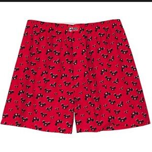 Disney Men's  Boxers Red ear hat Mickey Mousr Club size M